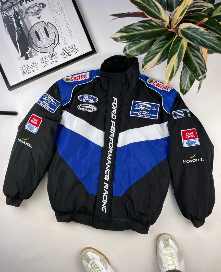 F1 FORD RACING JACKET IN BLACK